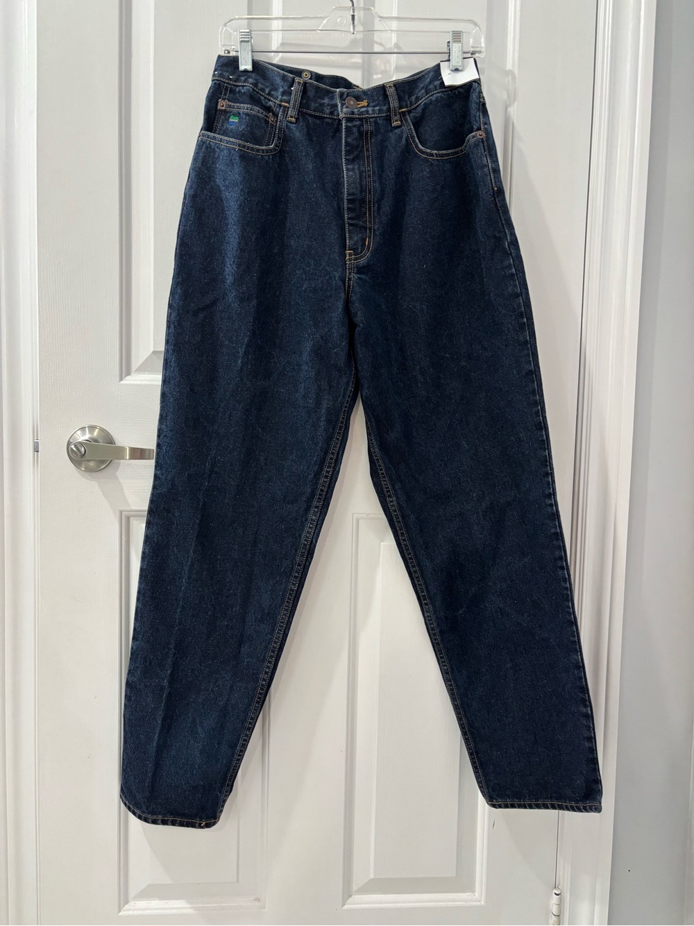 Vintage Texwood Denim Dark Wash High Rise Tapered Jeans 30 x 29.5” 100% Cotton